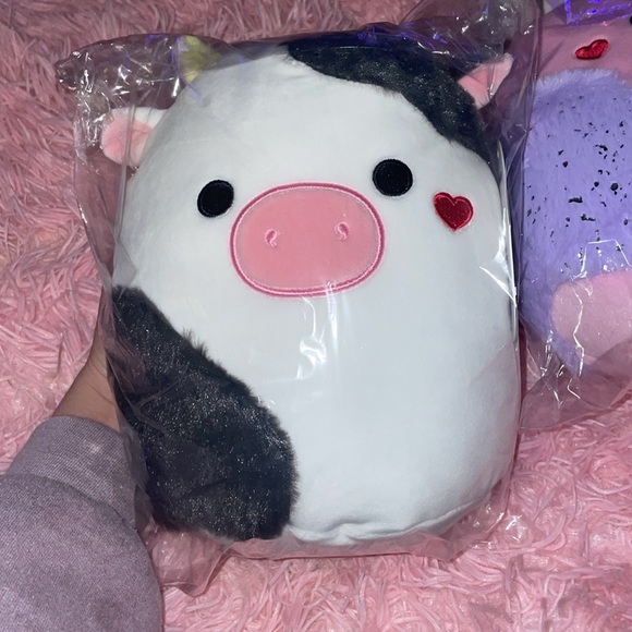 NWT SQUISHMALLOW PATTY CONNOR SELECT SERIES VALENTINES DAY COW SET SQUISH - Picture 3 of 9